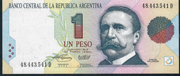 ARGENTINA P339b 1 PESO 1993 Signature 55 #D UNC. - Argentinië