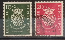 Germany BRD - 1950 - Mi 121 / 122 - Used - Used Stamps