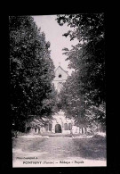 Cp, 89, Pontigny, Abbaye, Façade, Vierge, Photo Lespagnol - Pontigny