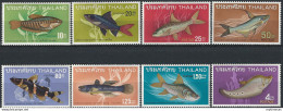 1968 Thailandia Fishes 8v. MNH Yvert E Tellier N. 490/97 - Tailandia