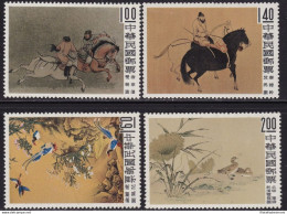 1960 Formosa - Cina - Taiwan - Yvert N. 327/330  - 4 Valori MNH** Stanley Gibbon - Other & Unclassified