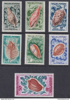 1962-63 WALLIS AND FUTUNA - Conchiglie, Yvert  N° 162/167 + PA 18  7 Valori  MN - Altri & Non Classificati