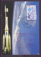 Espace 1990 07 25 - SEP - Ariane V37 - Carte - Europa