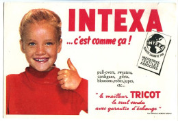 Buvard  20.7 X 13.8 INTEXA  Le Meilleur Tricot - Textile & Vestimentaire