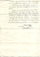 Contrat De Mariage  Delorme- Barron  Montgiscard 6 Avril 1810- 2 Pages - Manoscritti
