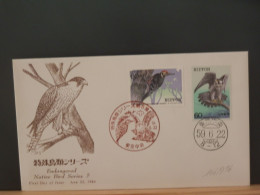 106/956 FDC JAPON - Eagles & Birds Of Prey