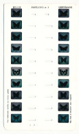 Vues Stéréoscopiques LESTRADE N° 9113 (diapositives Kodachrome) PAPILLONS N° 3 - Diapositives