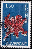 France Poste Obl Yv:1850 Mi:1933 Région Auvergne Fleurs (Beau Cachet Rond) - Gebraucht