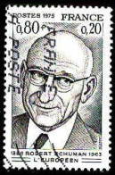 France Poste Obl Yv:1826 Mi:1918 Robert Schuman Politicien (Obl.mécanique) - Used Stamps