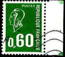 France Poste Obl Yv:1814 Mi:1888 Marianne De Béquet Bord De Feuille (Lign.Ondulées) - Used Stamps
