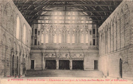 FRANCE - Poitiers - Palais Des Justice - Cheminées Et Verrières De La Salle Des Pas Perdus - Carte Postale Ancienne - Poitiers