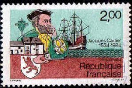 France Poste Obl Yv:2307 Mi:2439 Jacques Cartier Marin (cachet Rond) - Used Stamps
