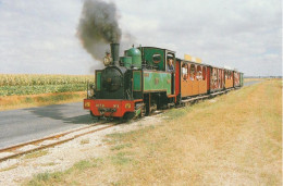 45 - Musée Des Transports  -  Train Tracté Par La 030T Blanc Misseron3-5 - Pithiviers