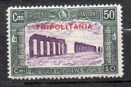 Tripolitanea 1930 Milizia III N. 70 Nuova MLH* Sassone 60 Euro - Tripolitaine