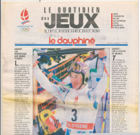 Le Dauphiné Libéré ALBERTVILLE 1992 Le Quotidien Des Jeux XVI° Jeux Olympiques D'Hiver N° 13 Lundi 17 Février 1992 - 1950 - Nu