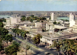 CPSM Grand Format République De La Cote D' Ivoire ABIDJAN  Vue Sur Le Bd Antonetti Colorisée  RV - Costa D'Avorio