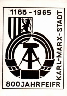 H1256 - 2x Karl Marx Stadt - 800 Jahrfeier - Bildkarte Wellig !!! - Chemnitz (Karl-Marx-Stadt 1953-1990)