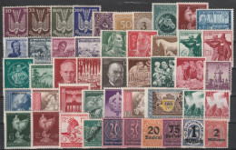 Deutsches Reich: Posten Mit Diversen Versch. Werten.    **/MNH - Lots & Kiloware (mixtures) - Max. 999 Stamps