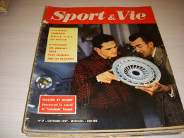 SPORT & VIE 17 10.1957 SALON De L'AUTO FOOT OM MARSEILLE CYCLISME RIVIERE - Sport