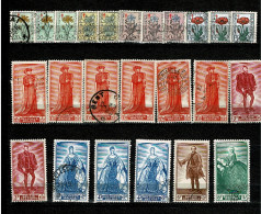 1949 814/822 °+* (24 Timbres) : SENAAT IV - Gebraucht