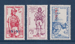 Inini - YT N° 48 à 50 ** - Neuf Sans Charnière - 1941 - Nuevos