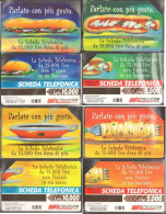 Telecom Italia 1997-1998  Parlate Con Più Gusto... 4 Cards - Pubbliche Figurate Ordinarie