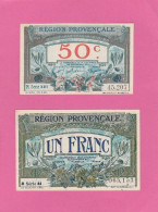 Chambre De Commerce D'Avignon , Marseille Et Nimes - Région Provencale - 50 Centimes Et 1 Franc - Handelskammer