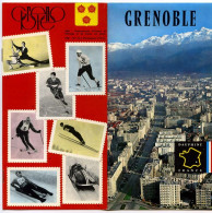 Cahier / Dépliant 8 Pages  Xèmes Jeux Olympiques D'Hiver GRENOBLE 1968 Présentation De Grenoble En Photos - Other & Unclassified
