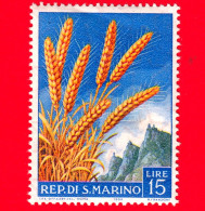 Nuovo - MNH - SAN MARINO - 1958 - Prodotti Agricoli - Frumento - 15 - Ungebraucht