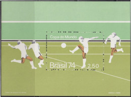 F-EX49530 BRAZIL BRASIL MNH 1974 WORLD SOCCER FOOTBALL CUP.  - 1974 – Alemania Occidental