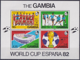 F-EX49495 GAMBIA MNH 1982 SOCCER WORLD CUP SPAIN FUTBOL.  - 1982 – Spain