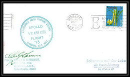 5723/ Espace (space) Lettre (cover) 20/4/1970 Signé (signed) Apollo Flight 13 Honeysuckle Creek Australie (australia) - Océanie