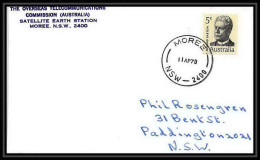 5719/ Espace (space) Lettre (cover) 11/4/1970 The Overseas Telecommunications Commission Moree Australie (australia) - Ozeanien