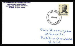 5719/ Espace (space) Lettre (cover) 11/4/1970 The Overseas Telecommunications Commission Moree Australie (australia) - Oceania