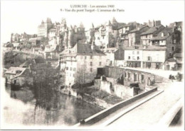 UZERCHE - Les Années 1900 - Rue Du Pont Turgot , Avenue De Paris  -   Collection Parcours Du Patrimoine - Uzerche