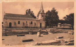 FRANCE - Andernos Les Bains - Les Ruines Gallo Romaines - Vue Sur L'église - Vue Générale - Carte Postale Ancienne - Andernos-les-Bains