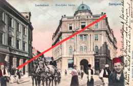 AK Sarajevo Сарајево K U K Landesbank Zemaljska Banka Ulica Marsala Tita Mula Mustafe Bosnien Herzegowina Bosnie Bosnia - Bosnie-Herzegovine