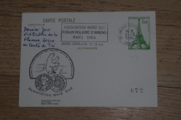 5-175 Entier Postal Tour Effel Ours Polaire Polar Bear Greve Centre Tri  Amiens 1984 Pole Nord Sud Taaf - Preserve The Polar Regions And Glaciers