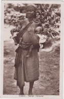 GABON - Maman PAHOUINE ( Avec Ses 2 Enfants En Bandoulière ) - Gabon