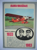 Avion / Airplane / Bellanca CH 400 "Lituanica" / DARIUS & GIRENAS / Seen At Kauna, Lithuania - 1919-1938