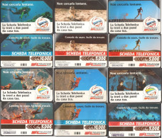 Telecom Italia 1997 Non Cercarla Lontano 6 Cards - Pubbliche Figurate Ordinarie