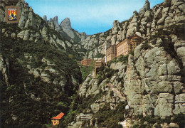 ESPAGNE - Montserrat - Monastère Et Funiculaire à La Sainte Cave - Carte Postale - Otros & Sin Clasificación