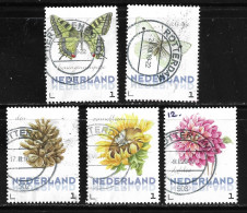 2013 Persoonlijke Zegel Vlinders / Bloemen 5 Verschillende Als NVPH 3013 - Persoonlijke Postzegels