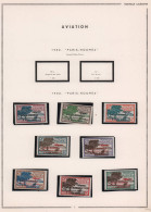 - NOUVELLE-CALEDONIE PA + BF ..., 1932/1974, XX, X, Sur Feuilles Moc, En Pochette - Cote : 1720 € - Collections, Lots & Series