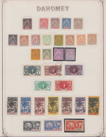 - DAHOMEY, 1899/1912, X, Qques Obl., N° 1/42 (sauf 41) + T 1/8, En Pochette - Cote : 1520 € - Otros & Sin Clasificación