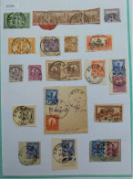 Tunisie Lot Oblitération  Choisies  de Zriba  Dont  Fragment   Voir Scan - Used Stamps