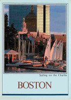 Etats Unis - Boston - Sailing On The Charles - Buildings - Carte Neuve - CPM - Voir Scans Recto-Verso - Boston