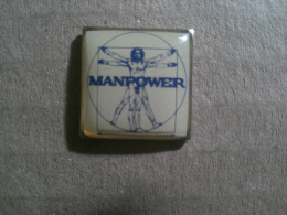 Pin's Logo Manpower. - Non Classés