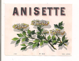 Etiquette Ancienne Anisette - N°432 Imprimeur Jouneau - - Alcoholes Y Licores