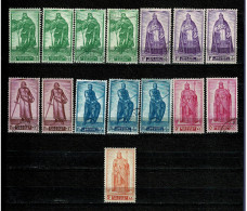 1946 737/741 * & ° (15 Timbres) - Used Stamps